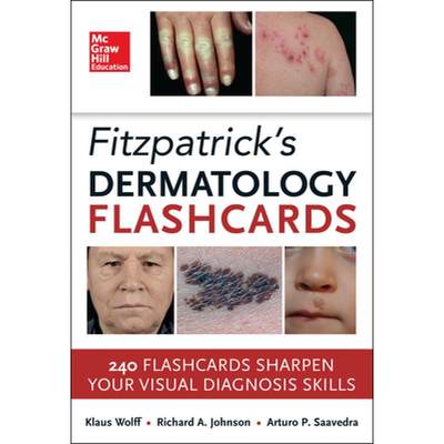 【4周达】Fitzpatrick's Dermatology Flash Cards [9780071794169]