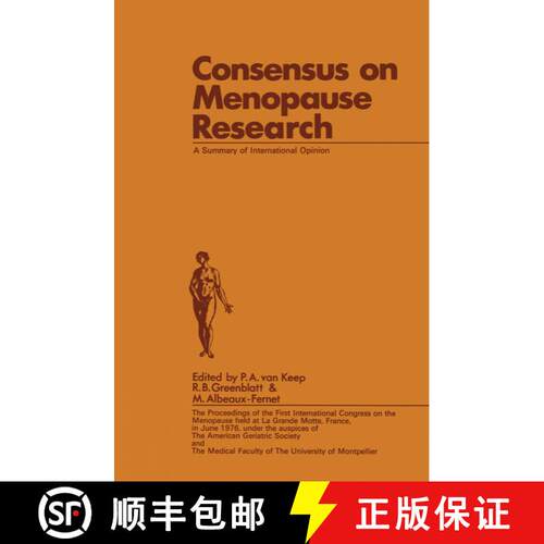 【3-4周达】Consensus on Menopause Research : A Summary of International Opinion [9789401171816]
