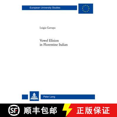 预订 Vowel Elision in Florentine Italian [9783034310741]