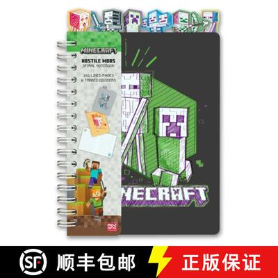 【3-4周达】Minecraft: Hostile Mobs Spiral Notebook [9798886639193]