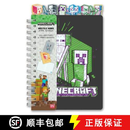 【3-4周达】Minecraft: Hostile Mobs Spiral Notebook [9798886639193]