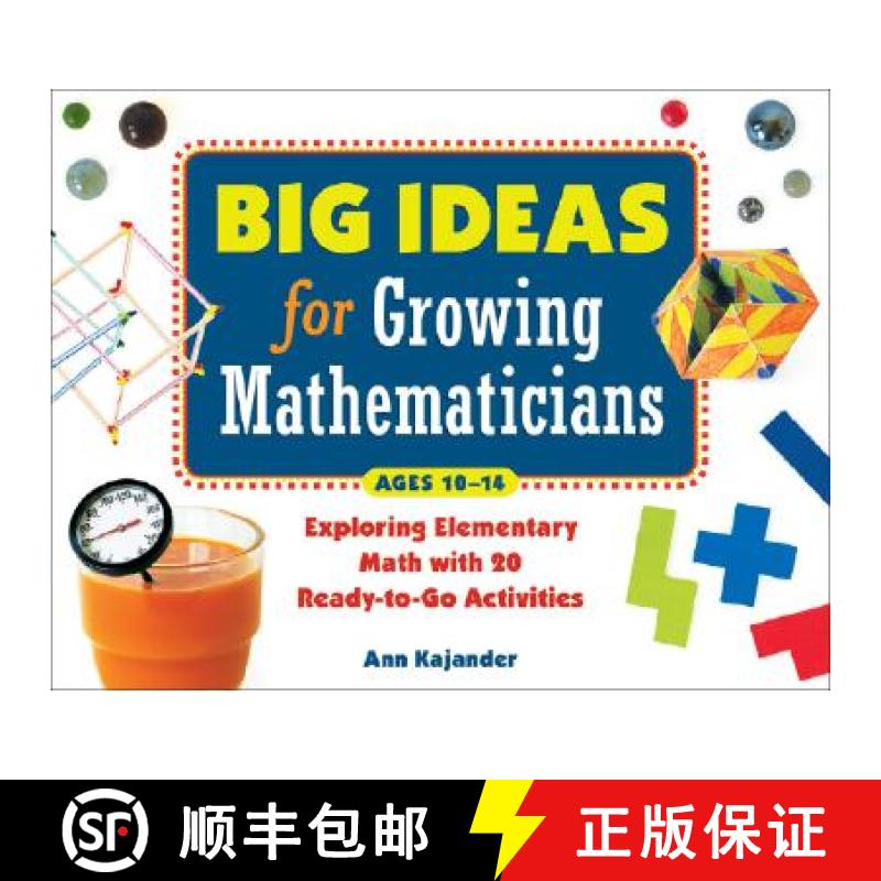 预订 Big Ideas for Growing Mathematicians: Exploring Elementary Math with 20 Ready-To-Go Activities [9781569762127]