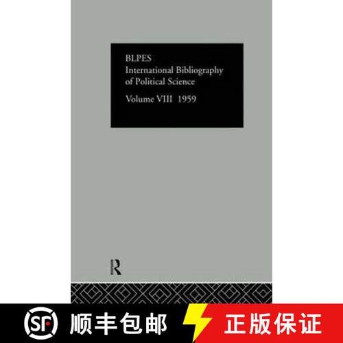 【3-4周达】精装 INTL BIBLIO POL SC 1959 VOL  8 [9780415126458]