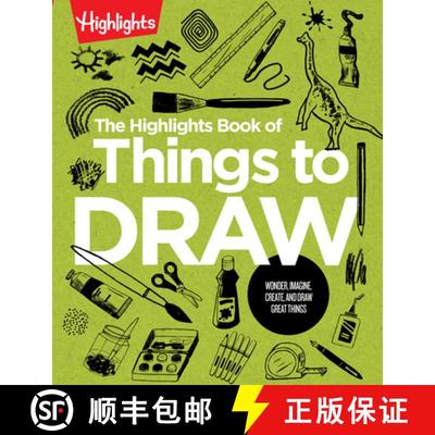 【3-4周达】The Highlights Book of Things to Draw [9781644727829]