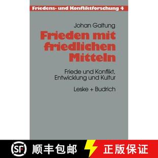 Friede friedlichen und Kultur Frieden Entwicklung 4周达 9783322958235 mit Konflikt Mitteln