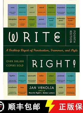现货 Write Right!: A Desktop Digest of Punctuation, Grammar, and Style, 4th Edition [9781580083287]