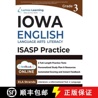 【3-4周达】Iowa Statewide Assessment of Student Progress Test Prep: Grade 3 English Language Arts Lit... [9781966084068]
