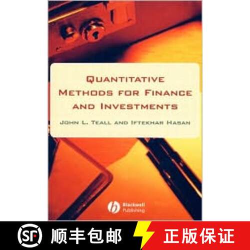 【3-4周达】精装 Quantitative Methods For Finance And Investments [Wiley金融] [9780631223382]
