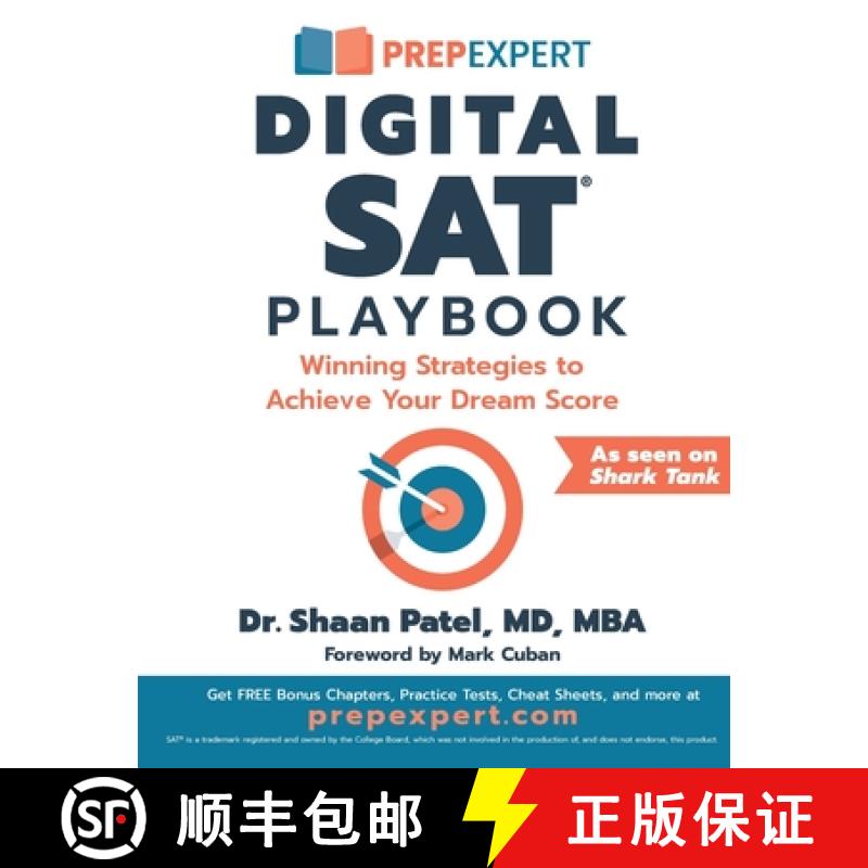 【2-3周达】Prep Expert Digital SAT Playbook: Winning Strategies to Achieve Your Dream Score [9781544545271]