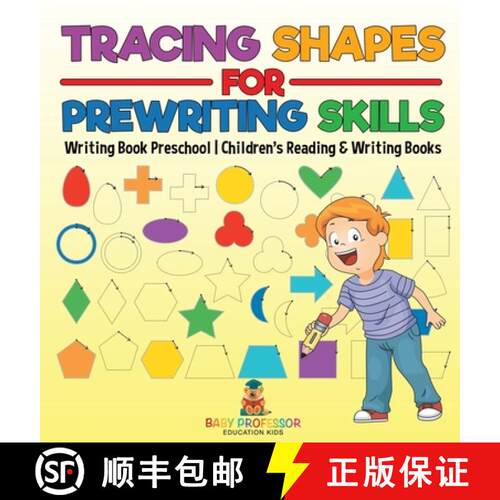 【3-4周达】精装 Tracing Shapes for Prewriting Skills : Writing Book Preschool | Children's Reading & ... [9798869411594]