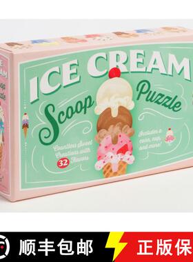 【3-4周达】Ice Cream Scoop Puzzle: Countless Sweet Creations with 32 Flavors [9781452155913]