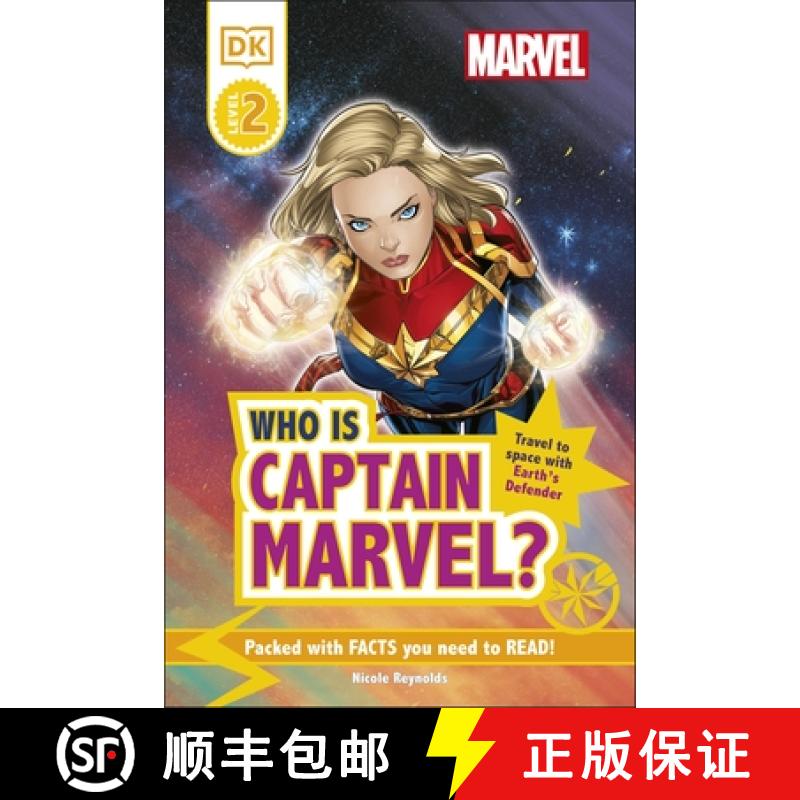 【3-4周达】Marvel Who Is Captain Marvel? : Travel to Space with Earths Defender [9780241565865]