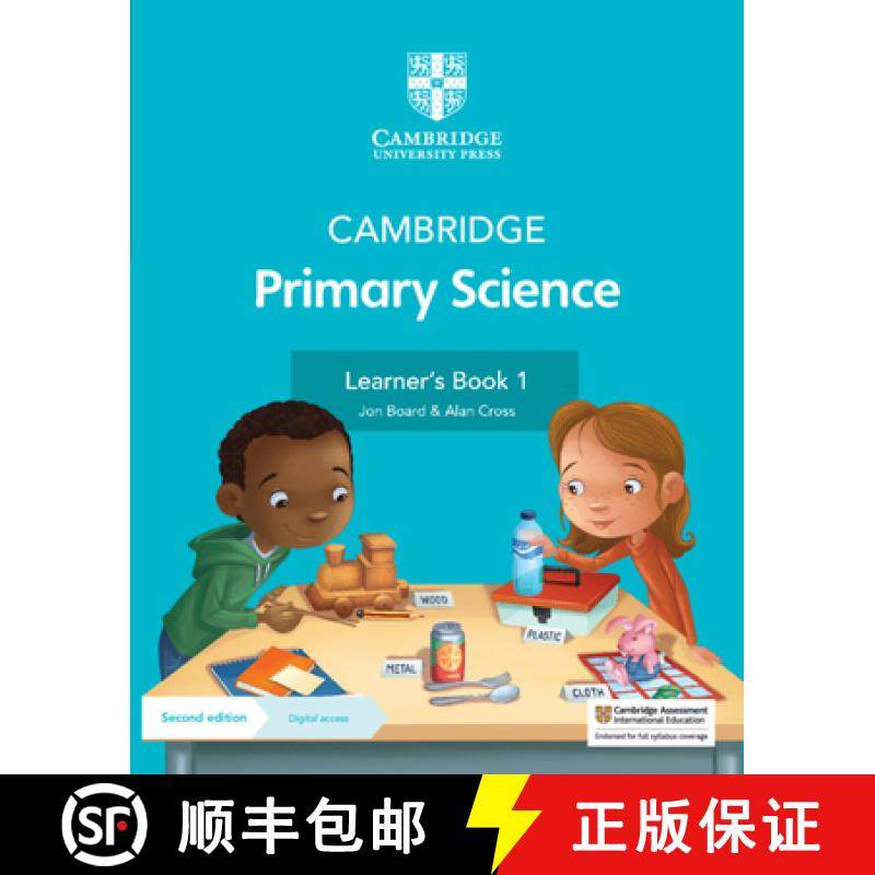 【3-4周达】Cambridge Primary Science Learner's Book 1 with Digital Access (1 Year) [9781108742726]