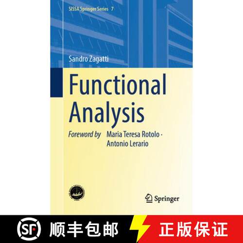 【3-4周达】精装 Functional Analysis [9783032244741]
