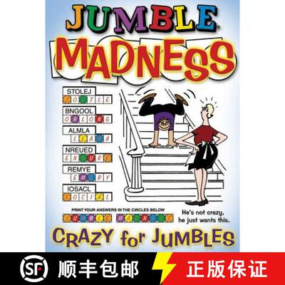 【3-4周达】Jumble (R) Madness: Crazy for Jumbles (R) [9781892049247]