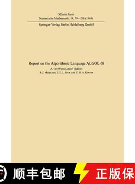 【3-4周达】Report of Algorithmic Language ALGOL 68 [9783662386477]