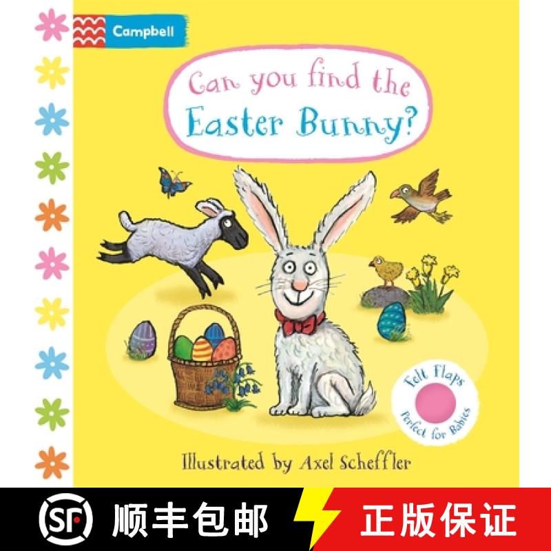 【3-4周达】Can You Find The Easter Bunny?: A Felt Flaps Book - the perfect Easter gift for babies! [9781035033003]