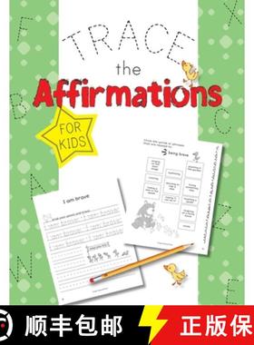 【3-4周达】Trace The Affirmations: Positive Declarations for Kids [9781733152488]