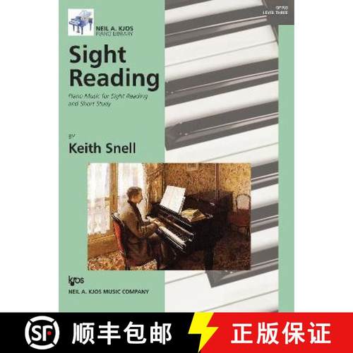 【3-4周达】Sight Reading: Piano Music for Sight Reading and Short Study, Level 3 [9780849798504]