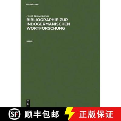 【3-4周达】Bibliographie zur indogermanischen Wortforschung 3 Bde.: Wortbildung, Etymologie, Onomasio... [9783484730625]