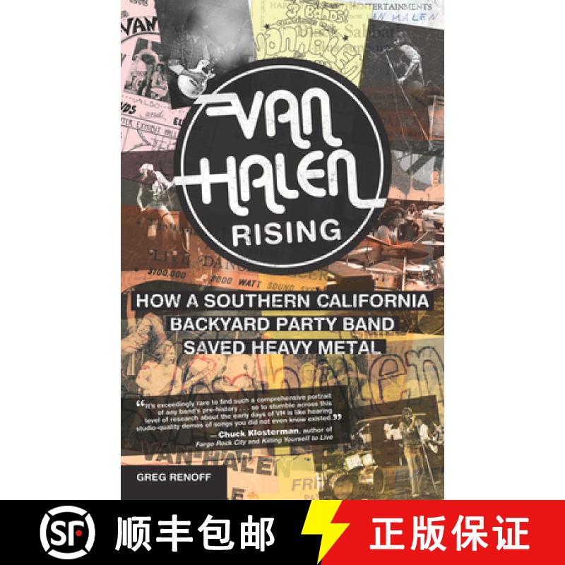 【3-4周达】Van Halen Rising: How a Southern California Backyard Party Band Saved Heavy Metal (No Edit... [9781770412637] - 实物图
