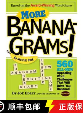 【3-4周达】More Bananagrams!: An Official Book [9780761158431]