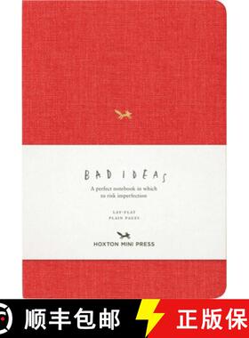 【3-4周达】A Notebook for Bad Ideas (Red/Unlined): A Perfect Notebook in Which to Risk Imperfection [9781910566633]