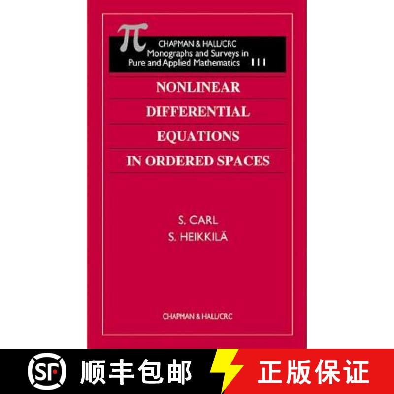 【3-4周达】Nonlinear Differential Equations in Ordered Spaces [9781584880684]