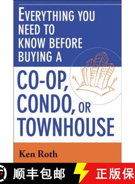 【3-4周达】Everything You Need to Know Before Buying a Co-Op, Condo, or Townhouse [9780814473252]