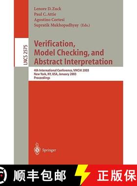 【3-4周达】Verification, Model Checking, and Abstract Interpretation: 4th International Conference, V... [9783540003489]