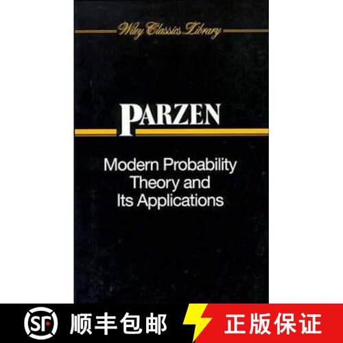 【3-4周达】Modern Probability Theory And Its Applications (Wiley Classics Library) [Wiley统计学] [9780471572787]