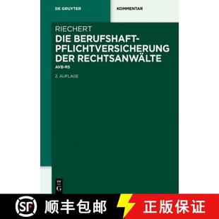 Berufshaftpflichtversicherung 9783111396095 4周达 Rsw Avb Der Die Rechtsanwälte