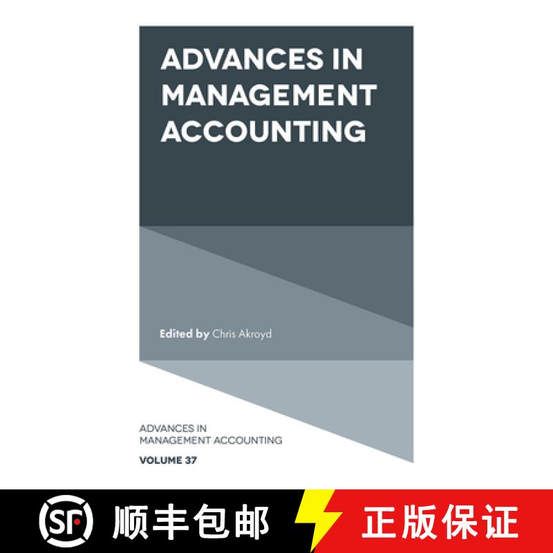 【3-4周达】Advances in Management Accounting [9781836624912]