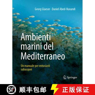 【3-4周达】精装 Ambienti marini del Mediterraneo: Un manuale per entusiasti subacquei [9783662716489]