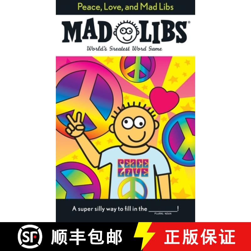 【3-4周达】Peace, Love, and Mad Libs: World's Greatest Word Game [9780843189308]