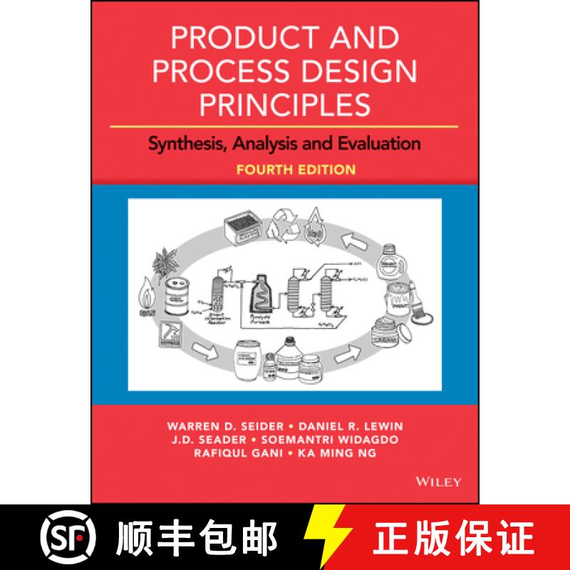 【3-4周达】Product and Process Design Principles: Synthesis, Analysis and Evaluation [9781119282631]
