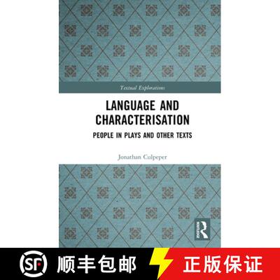 【3-4周达】精装 Language and Characterisation: People in Plays and Other Texts [9781138142848]