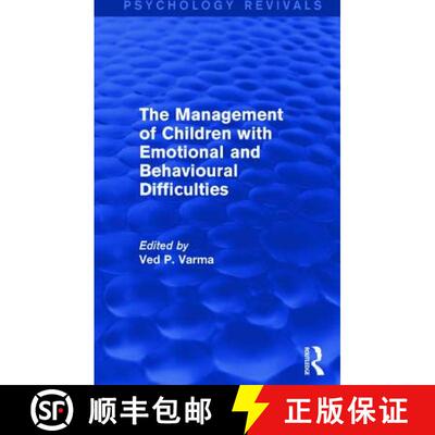 【3-4周达】精装 The Management of Children with Emotional and Behavioural Difficulties [9781138928961]