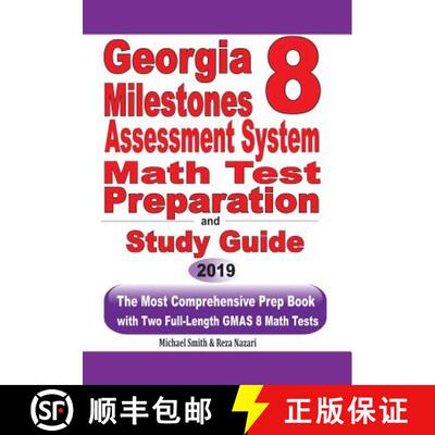 预订 Georgia Milestones Assessment System 8 Math Test Preparation and Study Guide: The Most Comprehen... [9781646125029]