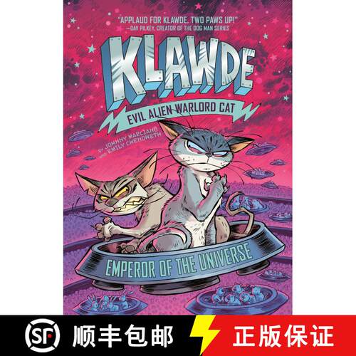 【3-4周达】精装 Klawde: Evil Alien Warlord Cat: Emperor of the Universe #5 [9780593096222]