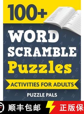 预订 100+ Word Scramble Puzzles: Activities For Adults [9781990100321]