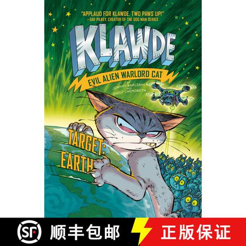 【3-4周达】精装 Klawde: Evil Alien Warlord Cat: Target: Earth #4 [9781524787295]