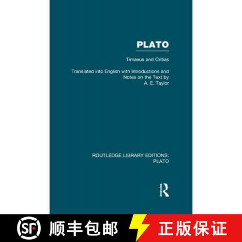 【3-4周达】精装 Plato: Timaeus and Critias (RLE: Plato): Timaeus and Critias [9780415627818]