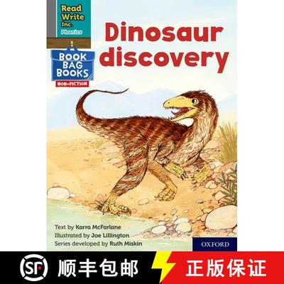 【3-4周达】Read Write Inc. Phonics: Dinosaur discovery (Grey Set 7 NF Book Bag Book 12) [9781382001014]