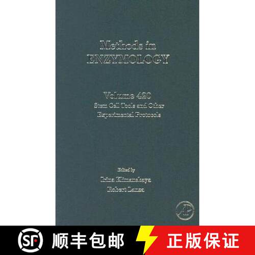 【3-4周达】精装 Stem Cell Tools and Other Experimental Protocols: Volume 420 [9780123736512]