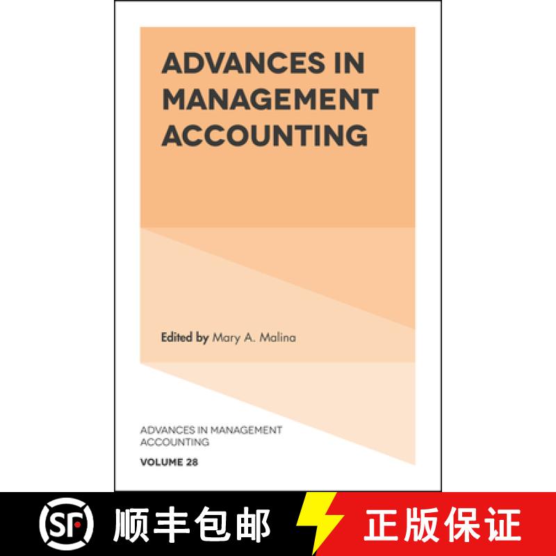 【3-4周达】Advances in Management Accounting [9781787145306]