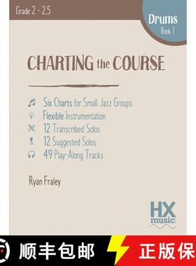 预订 Charting the Course, Drum Set Book 1 [9781530898404]