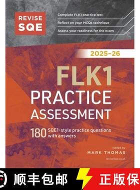 【3-4周达】Revise SQE FLK1 Practice Assessment 2025/26: 180 SQE1-style questions with answers [9781917183598]