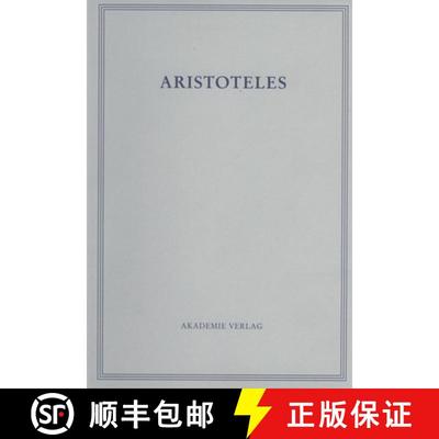 【3-4周达】Aristoteles, Band 18/VI, Opuscula VI [9783050034874]