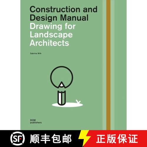 精装 Drawing for Landscape Architects, Second Edition: Construction and Design Manual [9783869225357]
